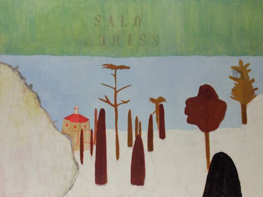 Salo * Abriss, oil on canvas, 200 x 150 cm (2004)